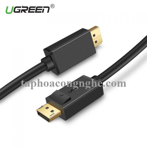 Ugreen 10213 5M Màu Đen Cáp 2 Đầu Displayport chuẩn V1.2 thuần đồng DP102 30010213